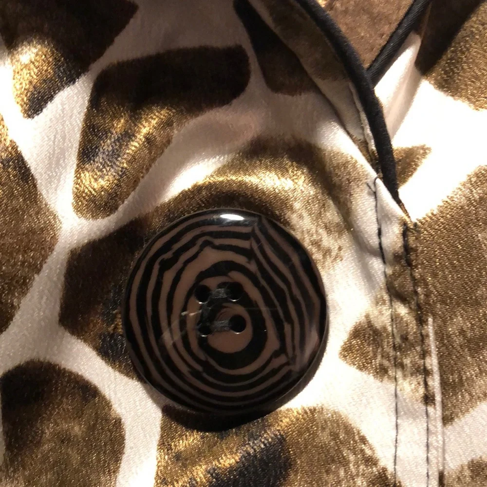 FLEUR DE PARIS NEW ORLEANS ANIMAL PRINT LONG LENGTH DRESS/JACKET (?) - Picture 9 of 9